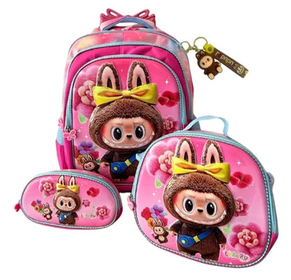 Set de Mochila Escolar con Diseño Infantil