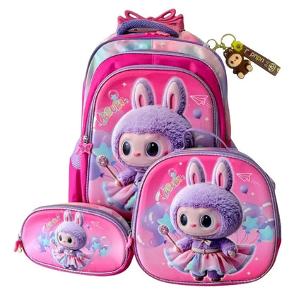 Set de Mochila Escolar con Diseño Infantil