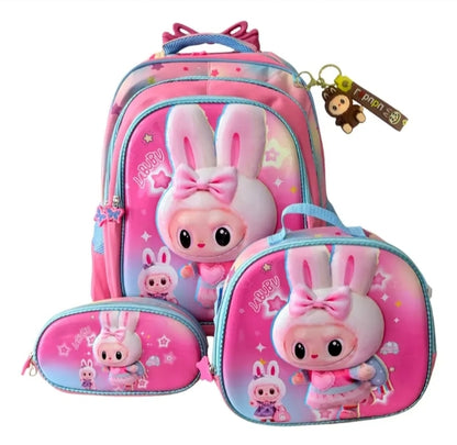 Set de Mochila Escolar con Diseño Infantil